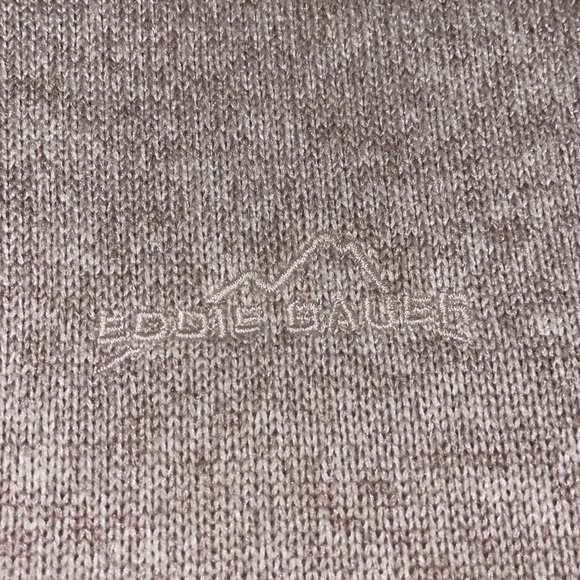 Eddie Bauer MENS XXL HEAVY PULLOVER LONGSleeve Faux Turtleneck with Zip closure - Picture 8 of 15